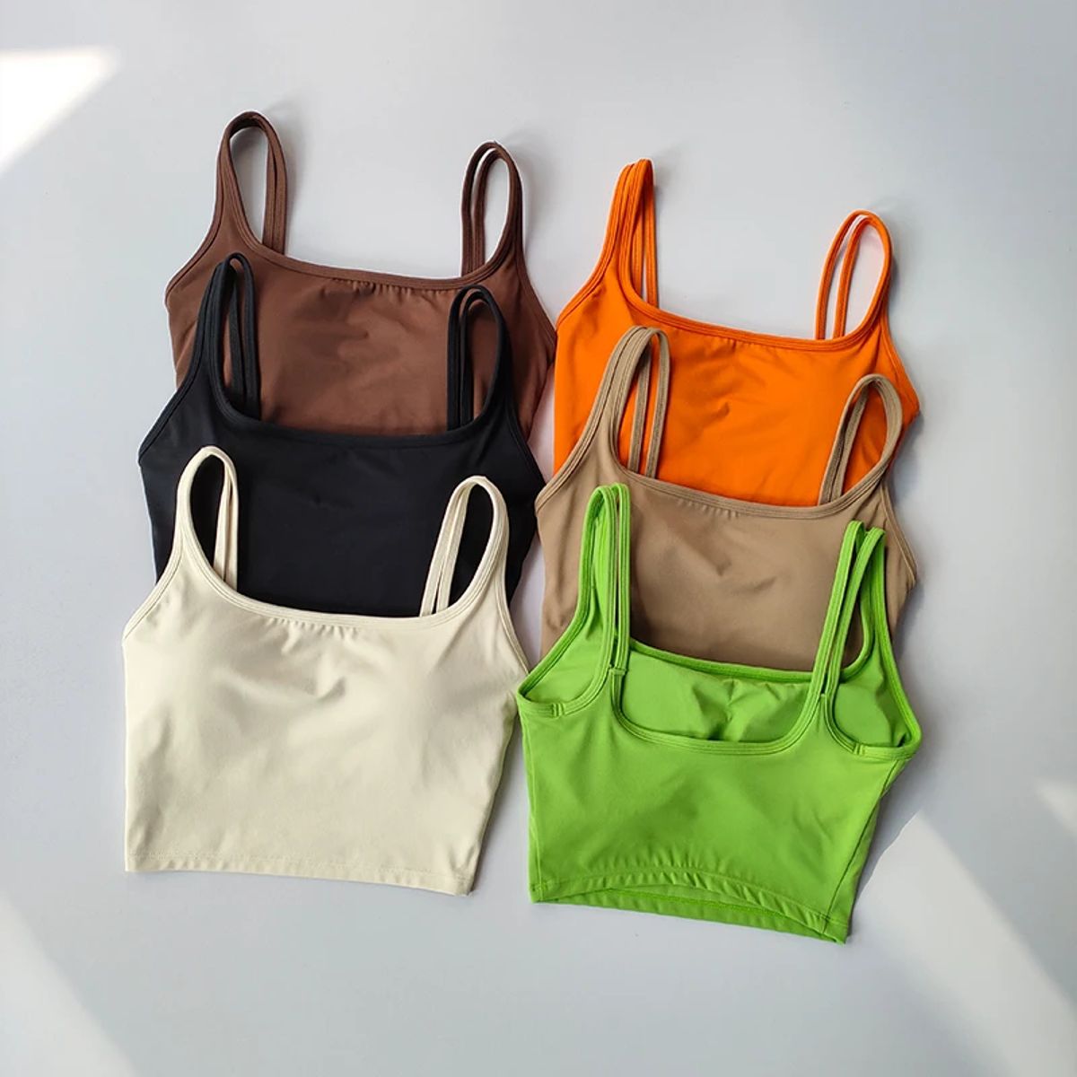 U-Shaped Back Sports Bra for Running and Fitness Support