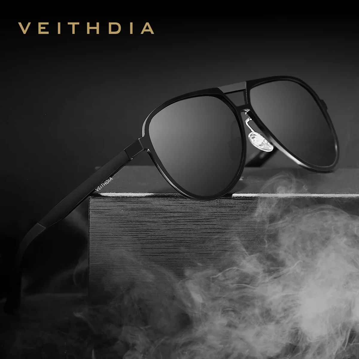 Veithdia - Men's Aviator Sunglasses 1