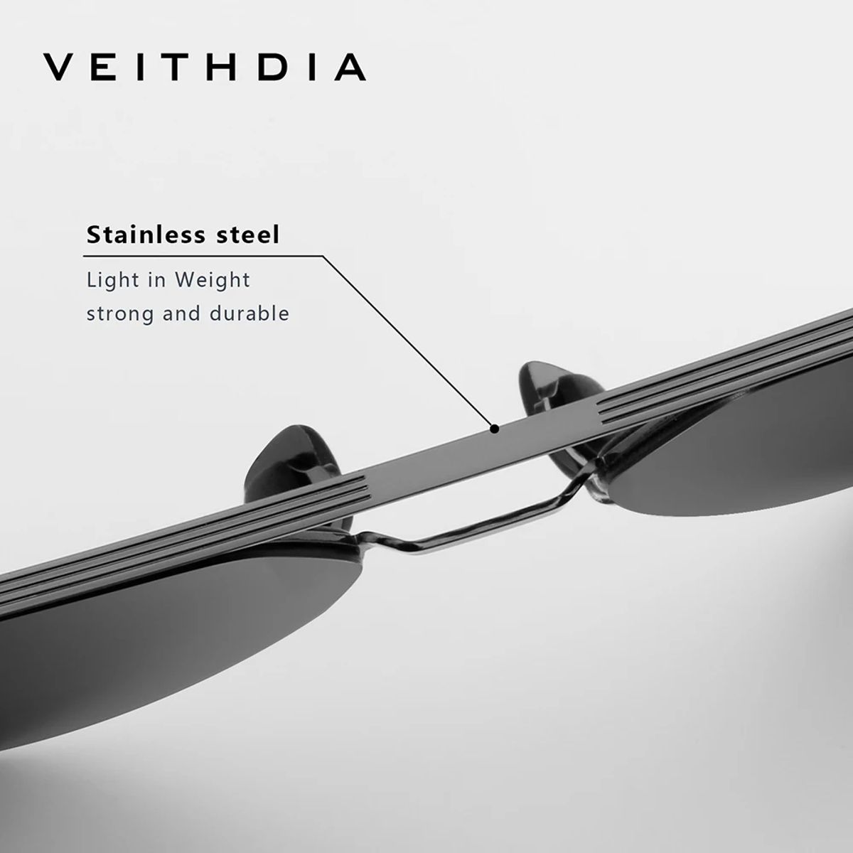 Veithdia - Men's Aviator Sunglasses 3
