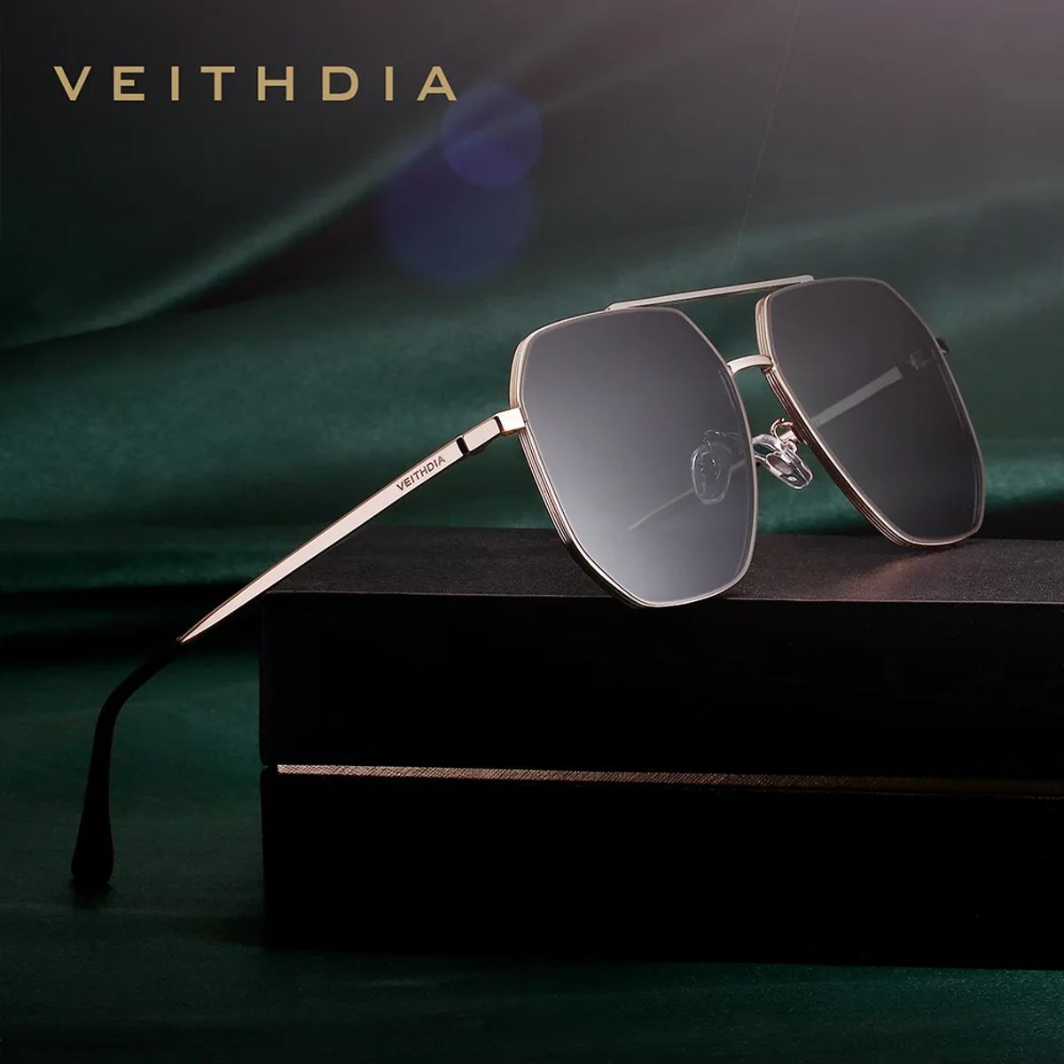 Veithdia - Men's Aviator Sunglasses 1