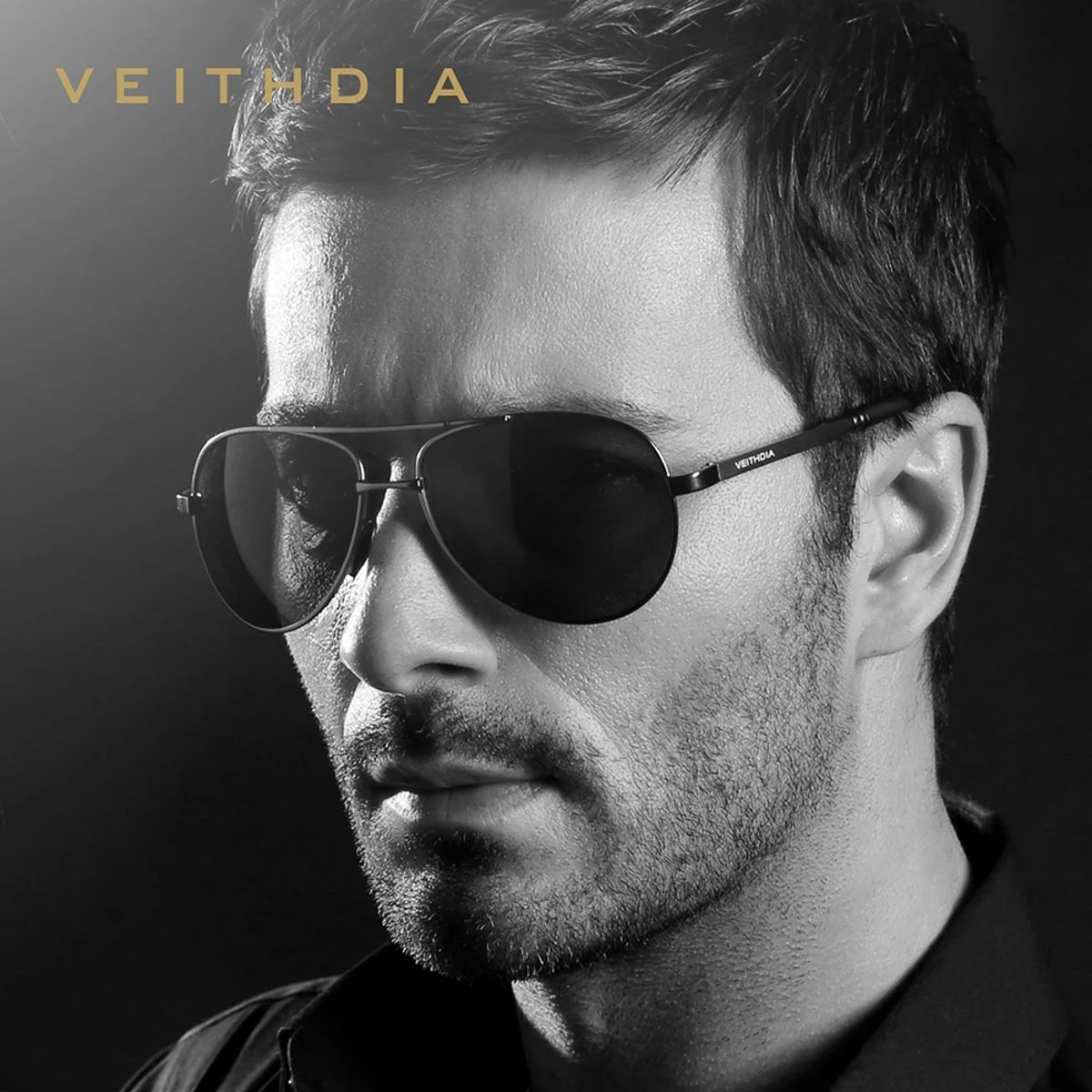 Veithdia - Men's Aviator Sunglasses 1
