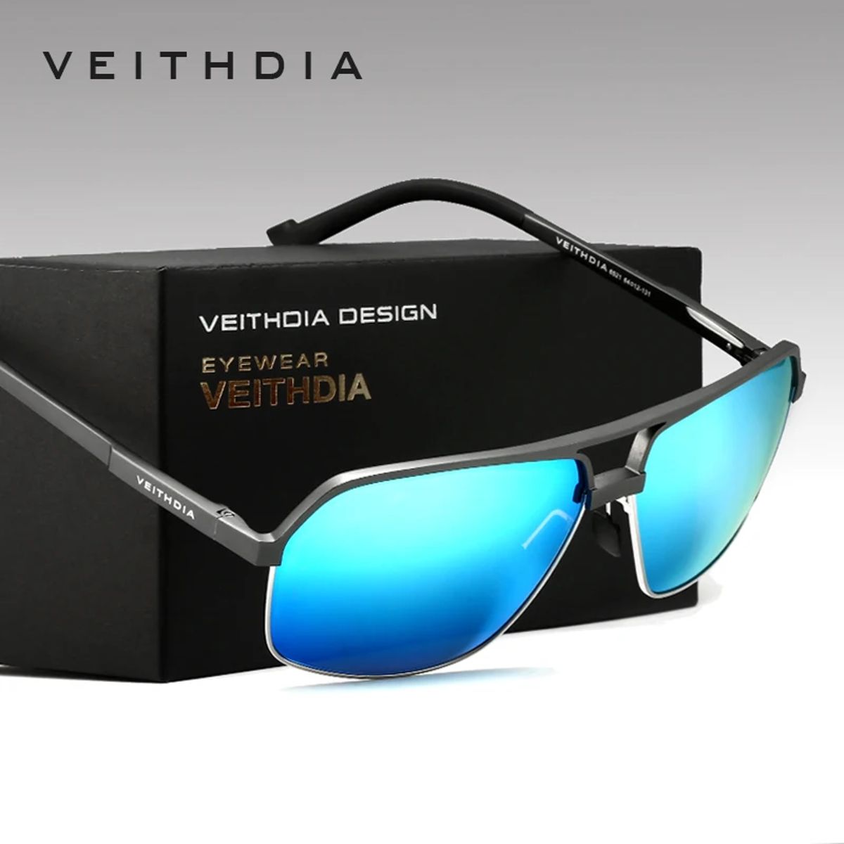 Veithdia - Men's Aviator Sunglasses 1