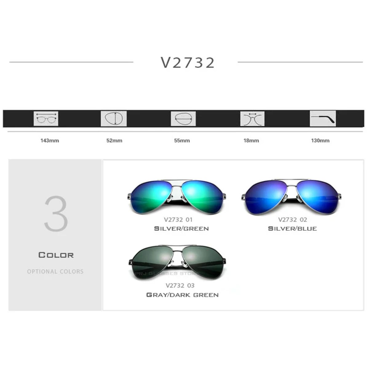 Veithdia - Men's Aviator Sunglasses 5