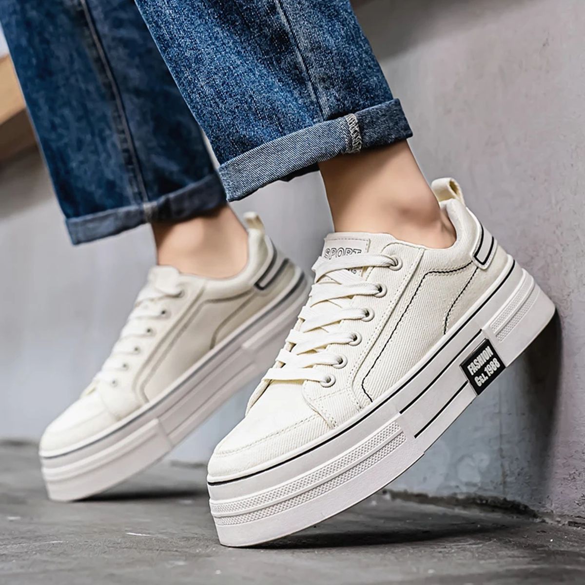 Oein - Men's Low Top Sneakers 1