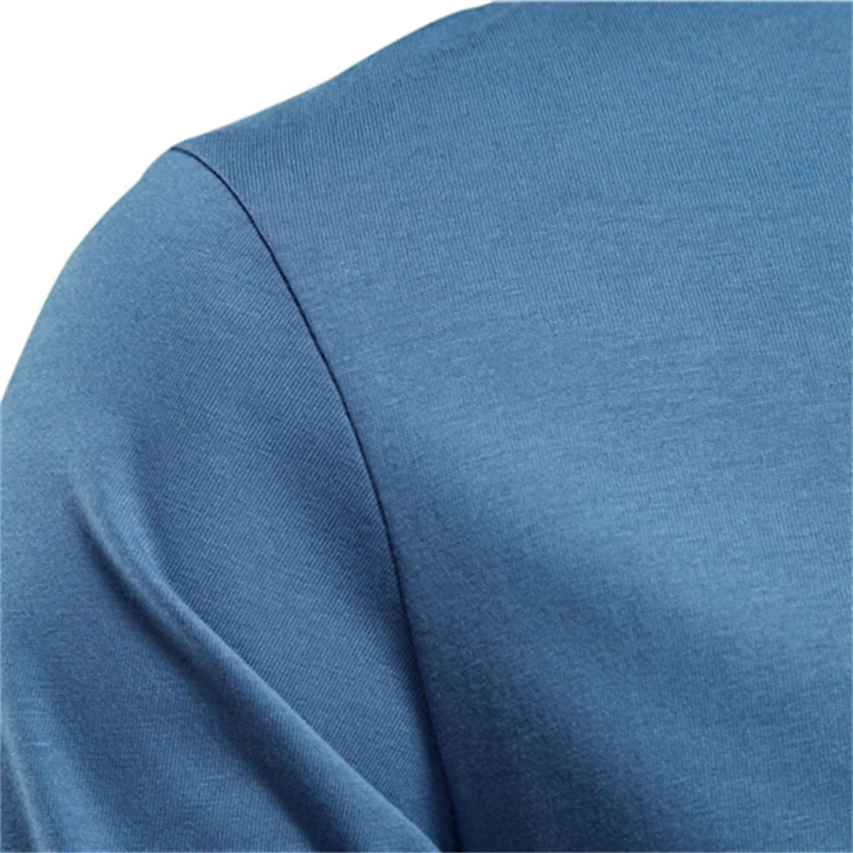 Men’s 100% Cotton Long Sleeve Basic T-Shirt for Casual Wear