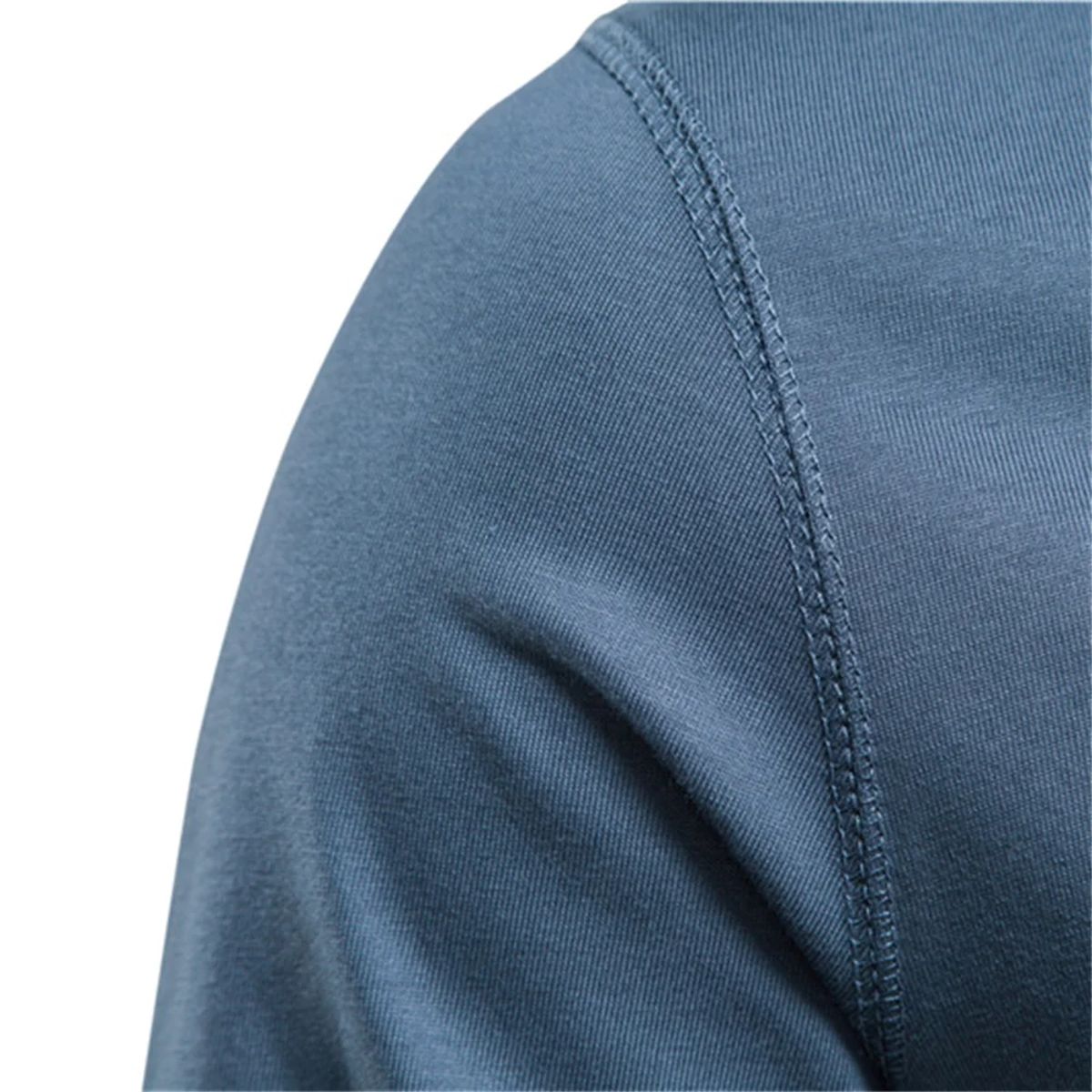 Men’s 100% Cotton Henley Collar Long Sleeve Casual T-Shirt Men’s 100% Cotton Henley Collar Long Sleeve Casual T-Shirt