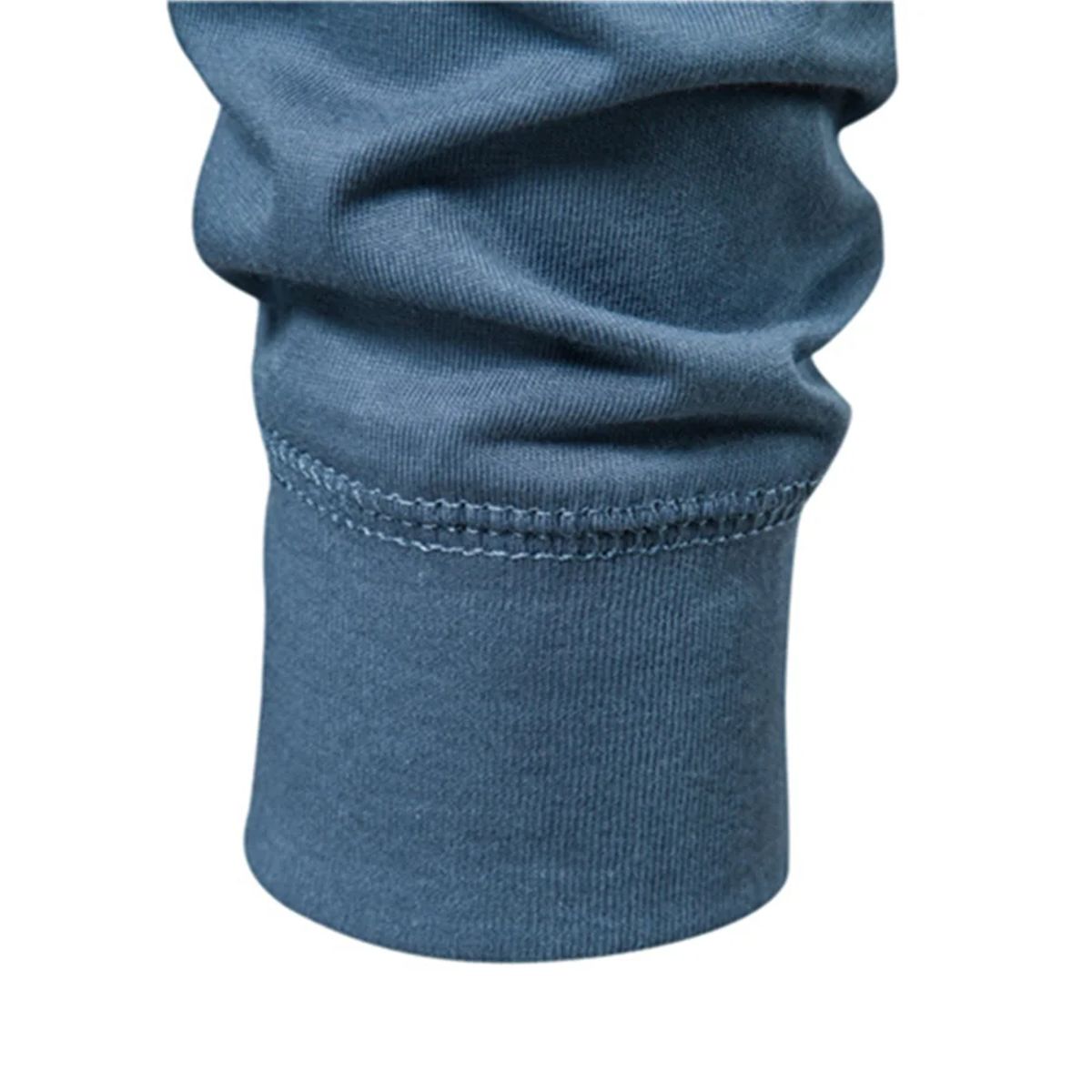 Men’s 100% Cotton Henley Collar Long Sleeve Casual T-Shirt Men’s 100% Cotton Henley Collar Long Sleeve Casual T-Shirt