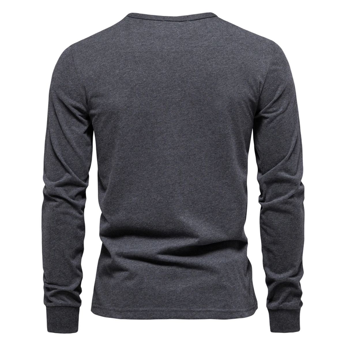 Men’s 100% Cotton Long Sleeve T-Shirt with Letter Print Men’s 100% Cotton Long Sleeve T-Shirt with Letter Print