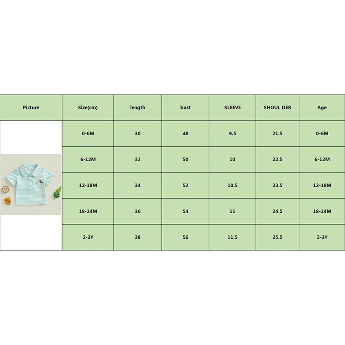 Striped Duck Embroidery Polo T-Shirt for Toddlers