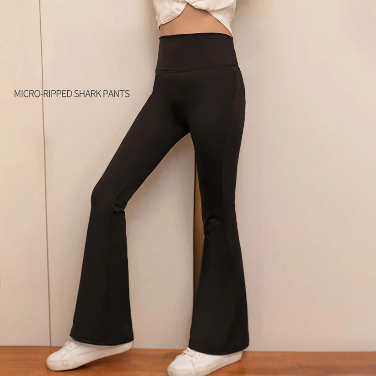 Comfortable Bootcut Leggings for Girls with Flared Hem