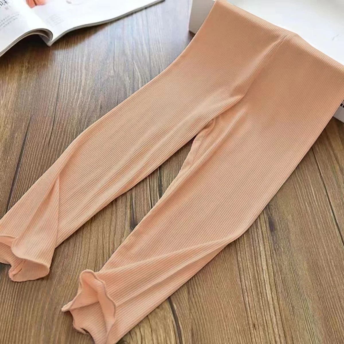 Lightweight Straight-Leg Ice Silk Pants for Girls' Summer Wear Lightweight Straight-Leg Ice Silk Pants for Girls' Summer Wear