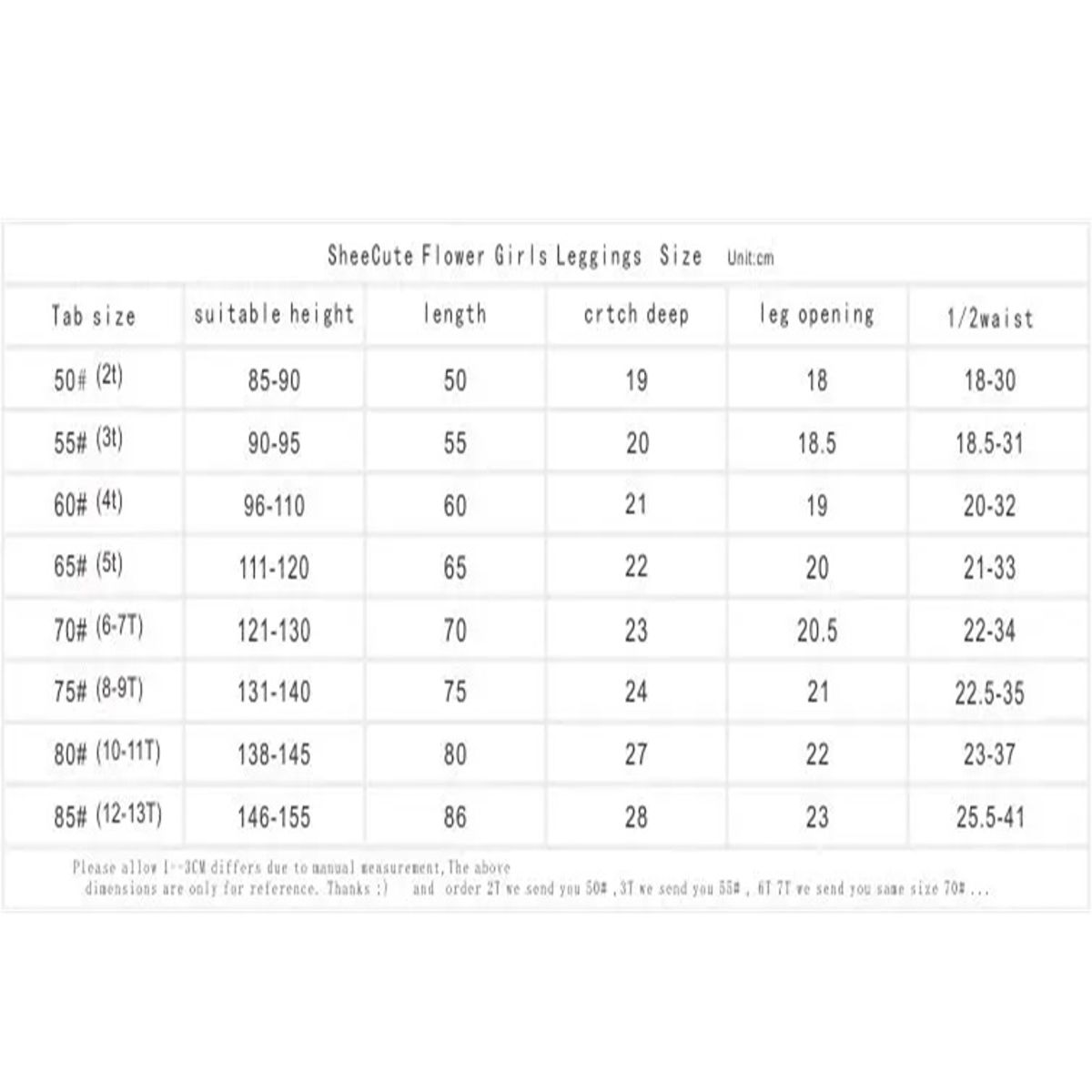 Floral Print Toddler & Girls Stretchy Leggings for Spring Wear Sheecute - Kids's Leggings 5