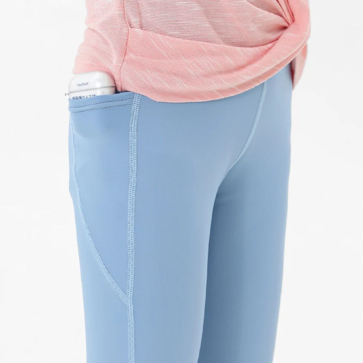 Girls High Waist Yoga Leggings with Pockets for Summer Sheecute - Kids's Leggings 2