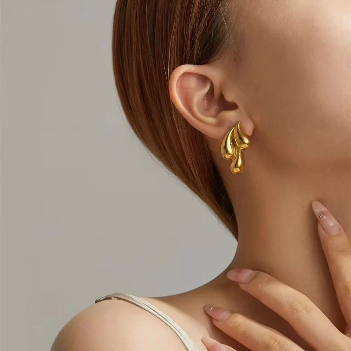 Elegant Teardrop Necklace and Earrings Set for Women Luxukisskids - Women's Sets 2