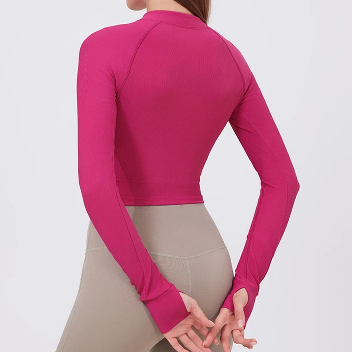 Women's Quick-Dry Zipper Workout Jacket for Running & Yoga Hearuisavy - Women's Sports Jacket 2