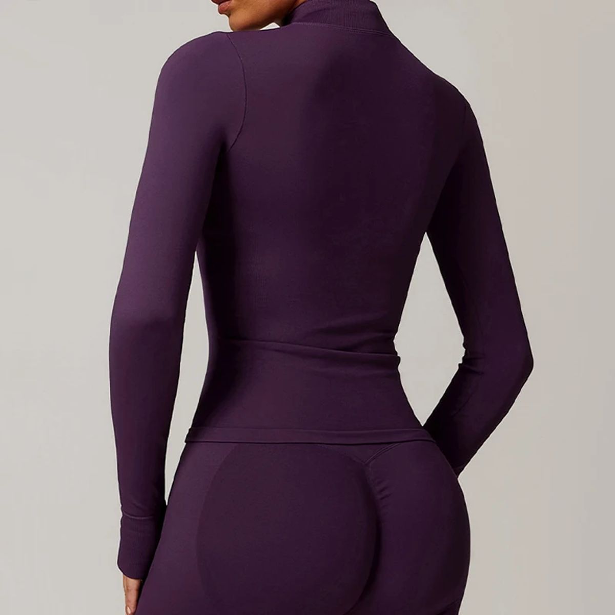 Quick-Dry Slim Fit Zipper Jacket for Running & Workouts
