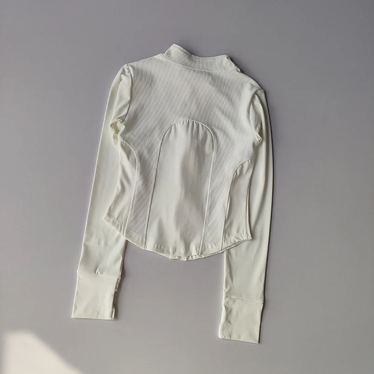 Seamless Slim Fit Zip Jacket for Yoga and Running