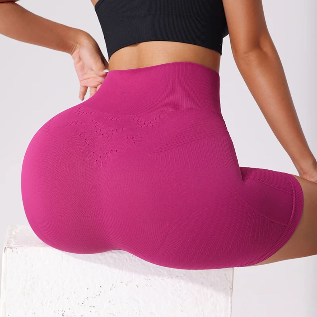 High Waist Quick Dry Yoga Shorts for Active Women