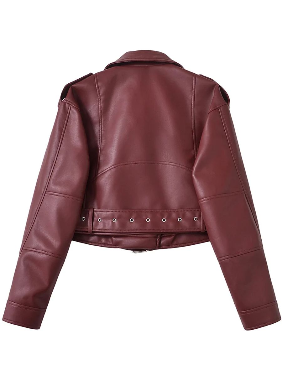 Ailegogo - Women's Leather Jackets 1