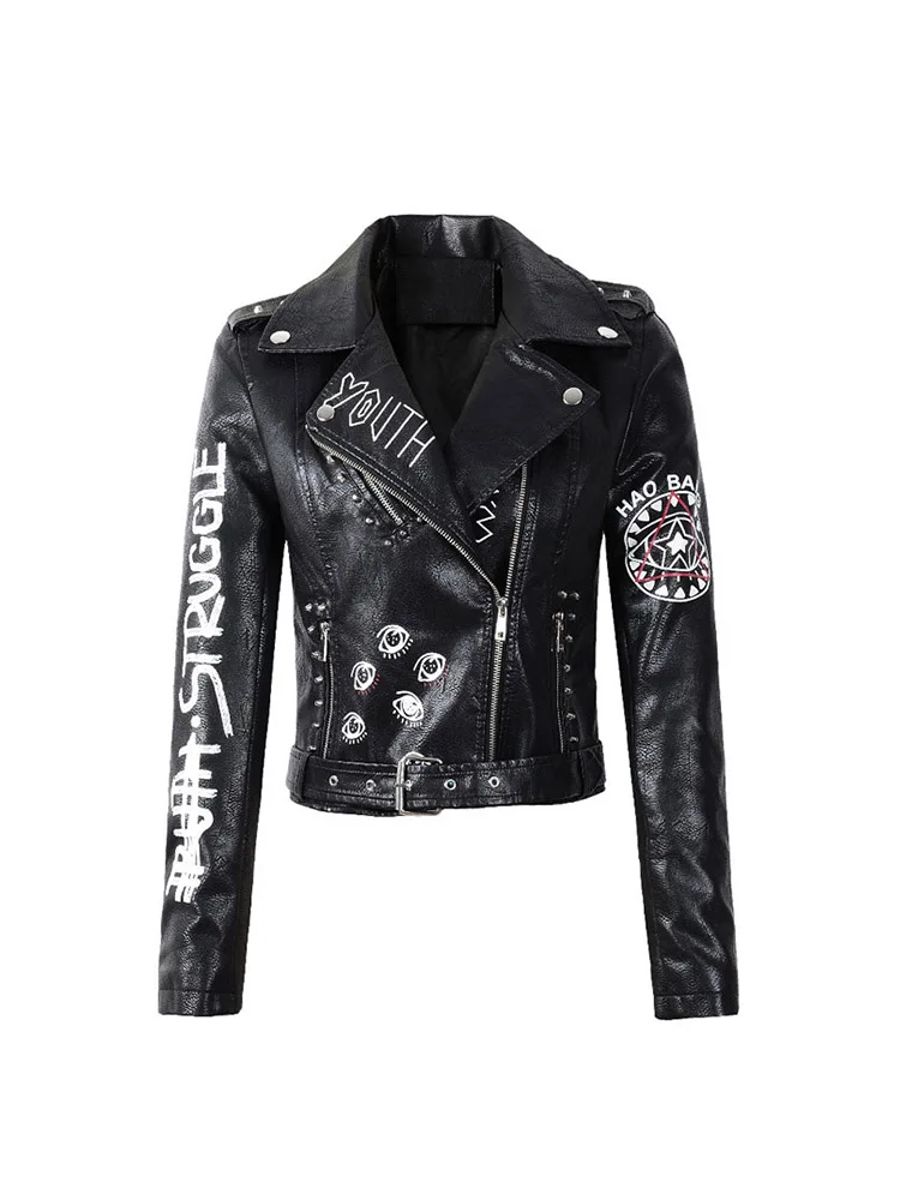 Ailegogo - Women's Leather Jackets