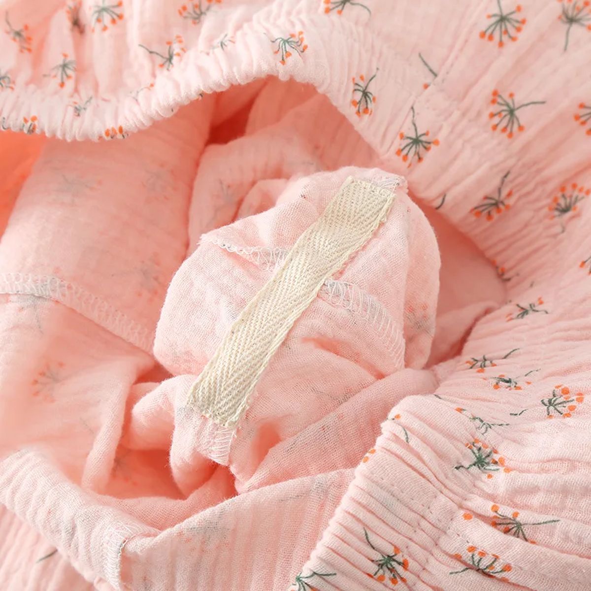 Cotton Crepe Short Sleeve Loungewear Set with Shirt Collar Cotton Crepe Short Sleeve Loungewear Set with Shirt Collar