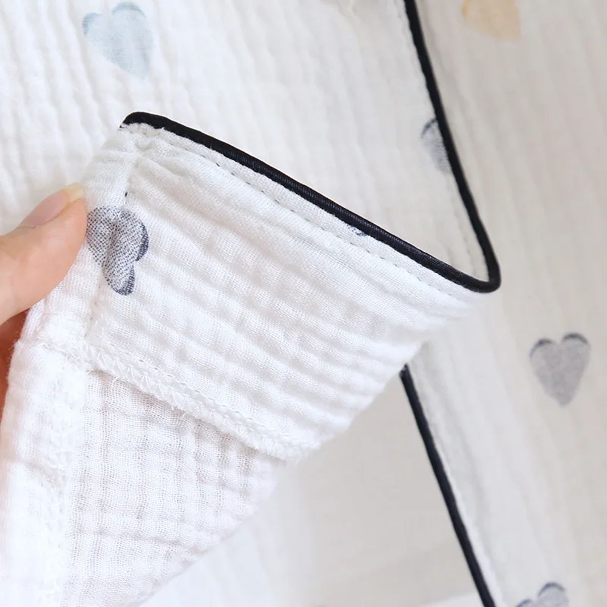 Light Cotton Three-Piece Loungewear Set for Home Comfort