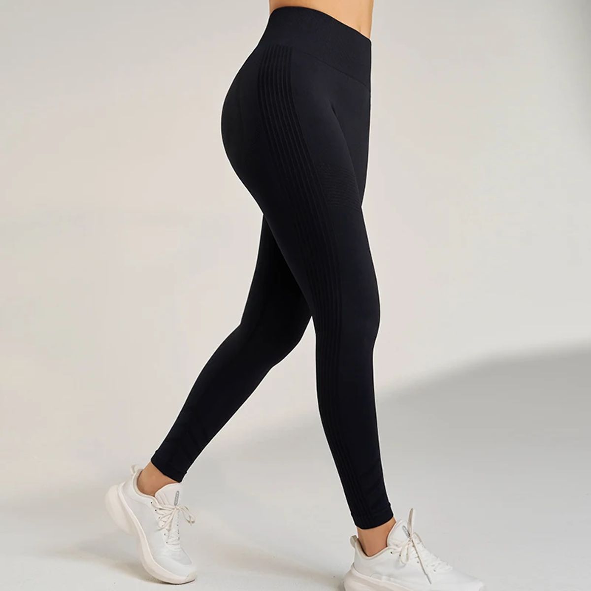 High Waist Seamless Yoga Leggings with Quick Dry Fabric