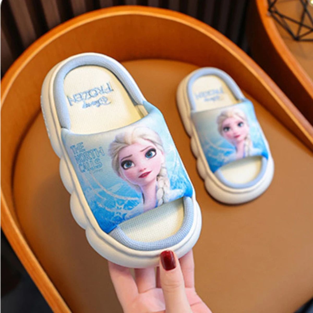 Breathable Princess Linen Slippers for Girls Summer Wear Breathable Princess Linen Slippers for Girls Summer Wear