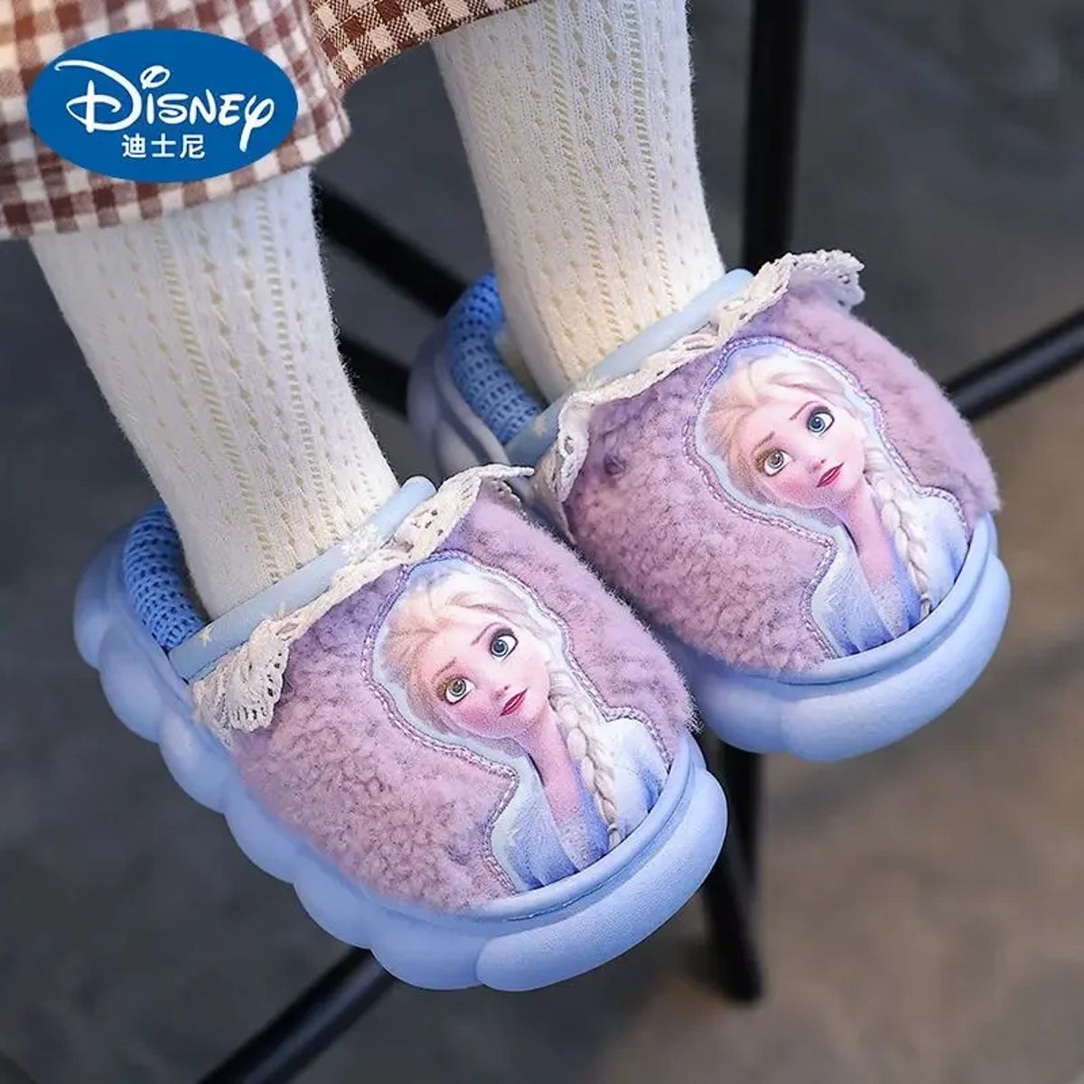 Warm Cartoon Plush Slippers for Girls Indoor Comfort Wear Warm Cartoon Plush Slippers for Girls Indoor Comfort Wear