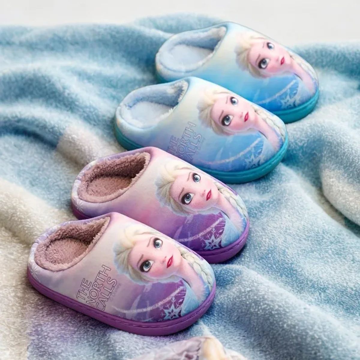 Cozy Winter Plush Slippers for Girls with Non-Slip Sole Cozy Winter Plush Slippers for Girls with Non-Slip Sole