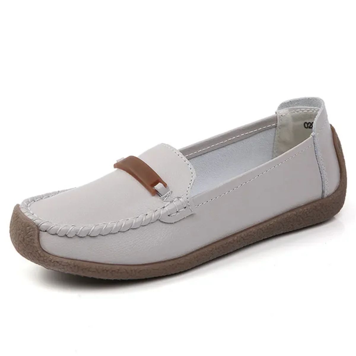 Genuine Leather Slip-On Moccasin Flats for Casual Outings Beyarne - Women's Loafers & Moccasins
