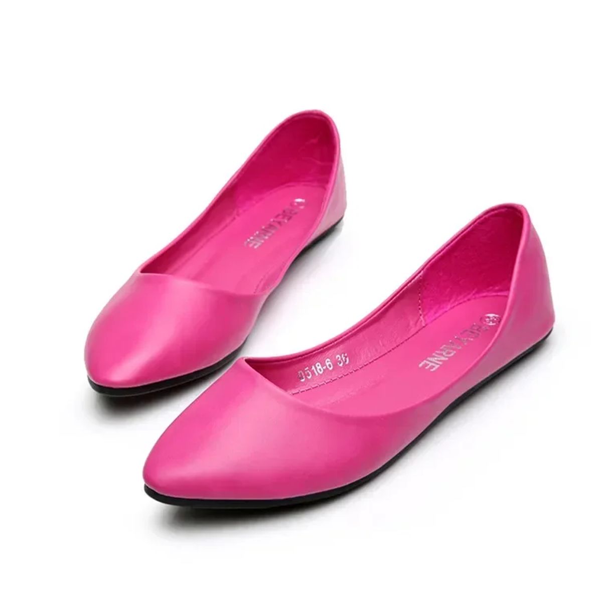 Pointed Toe Slip-On Flat Shoes for Women in Spring