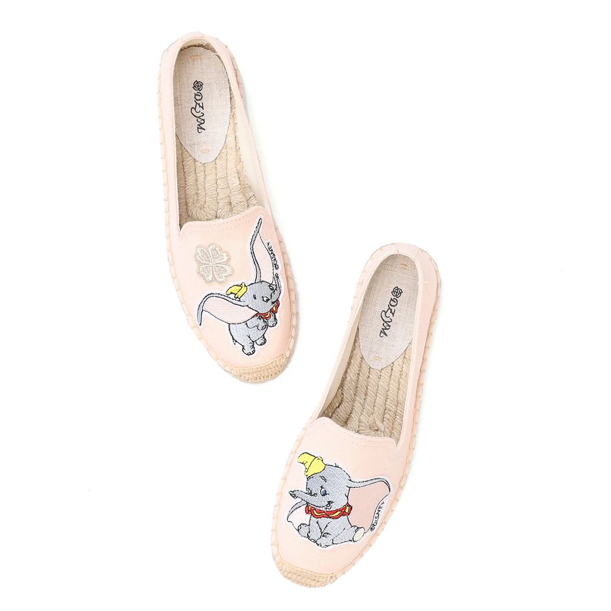 Classic Embroidered Espadrille Platform Heels with Round Toe Dzym - Women's Espadrilles 2