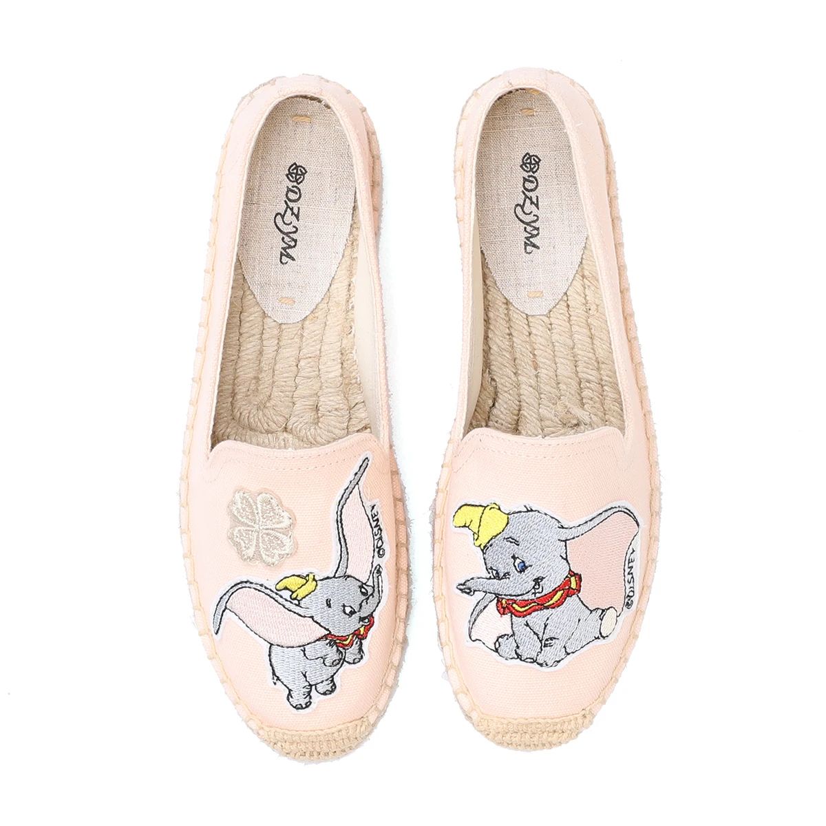 Classic Embroidered Espadrille Platform Heels with Round Toe Dzym - Women's Espadrilles