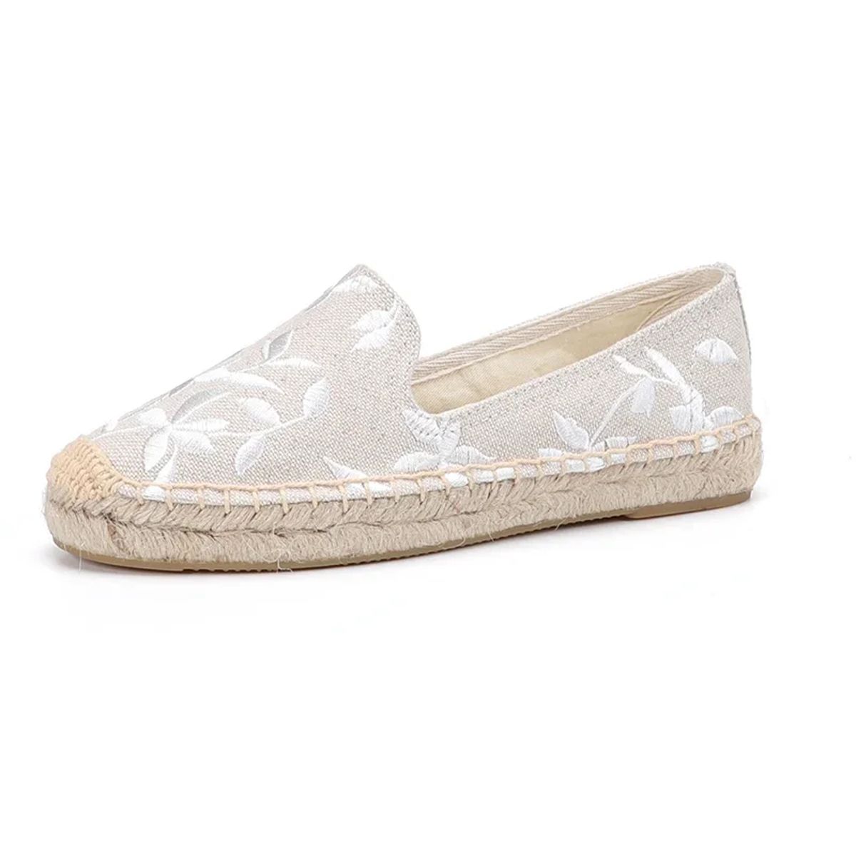 Womens Espadrilles Hemp Flats with Platform for Casual Wear ladies shoes
