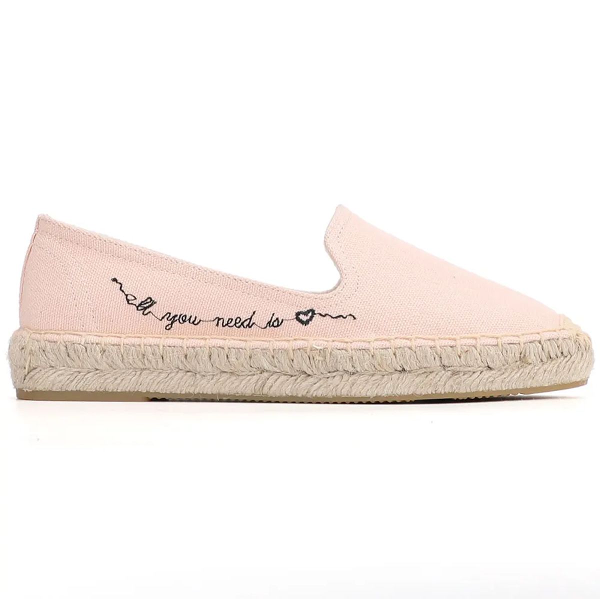 Lightweight Canvas Espadrille Flats for Women with Floral Design Dzym - Women's Espadrilles 3