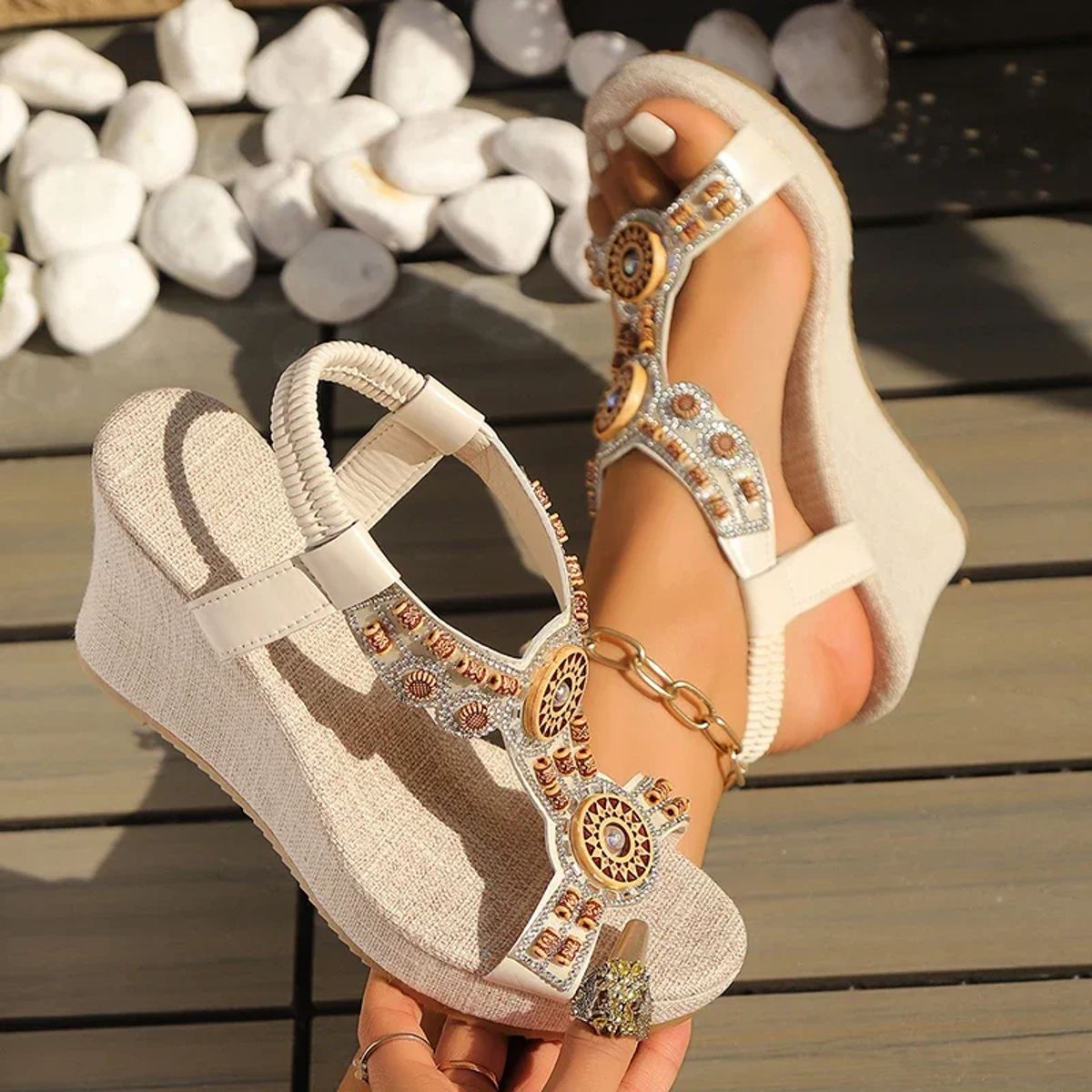 Rimocy - Women's Wedge Sandals 2