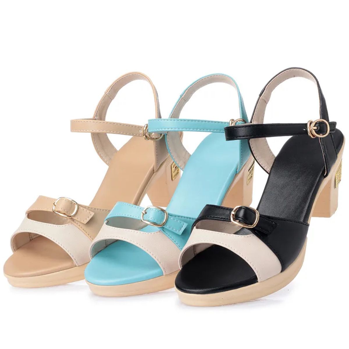 Elegant High Heel Platform Roman Sandals for Women Parties Elegant High Heel Platform Roman Sandals for Women Parties