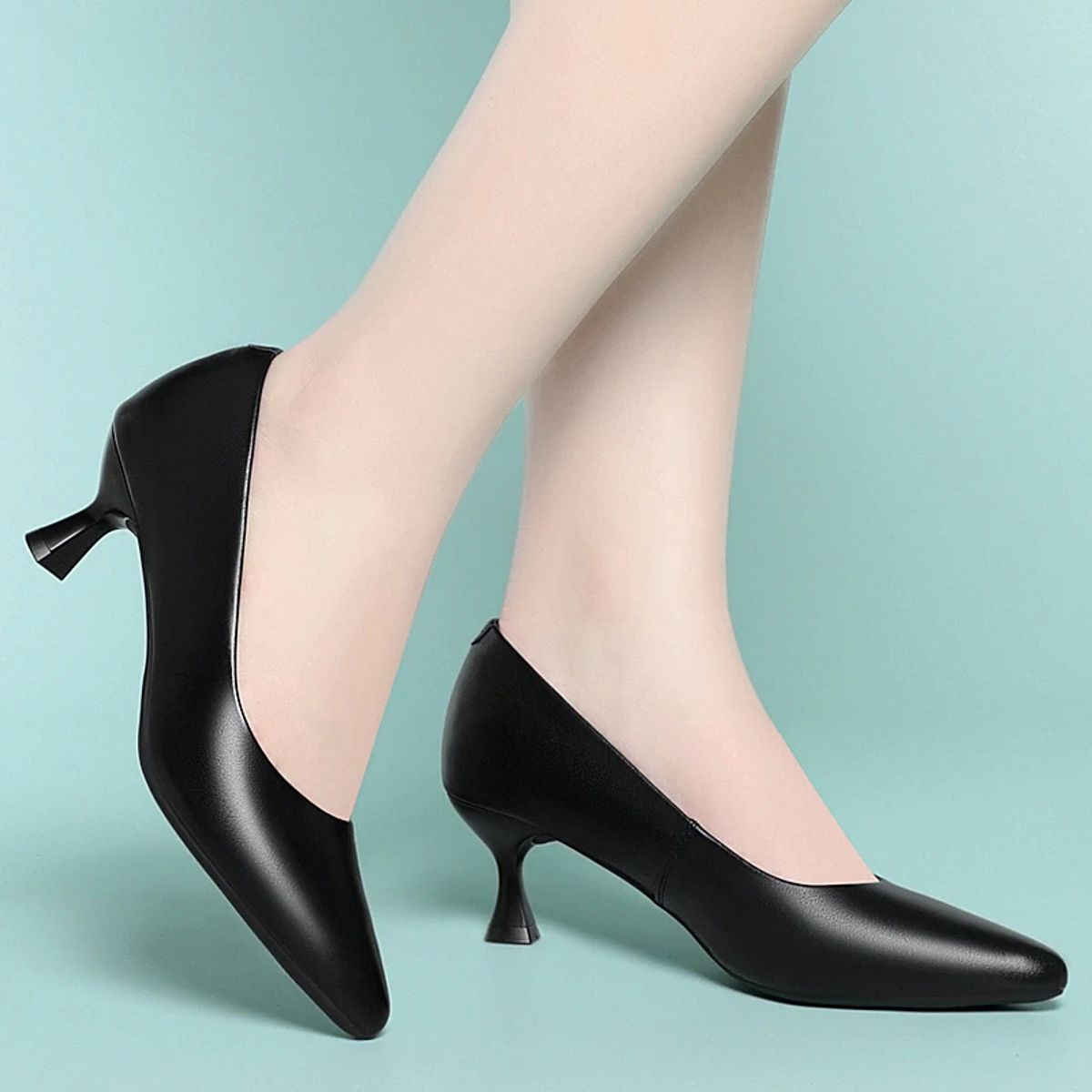 Elegant Pointed Toe High Heels Women Work Commuting Pumps Aiyuqi - Women's Pumps 3