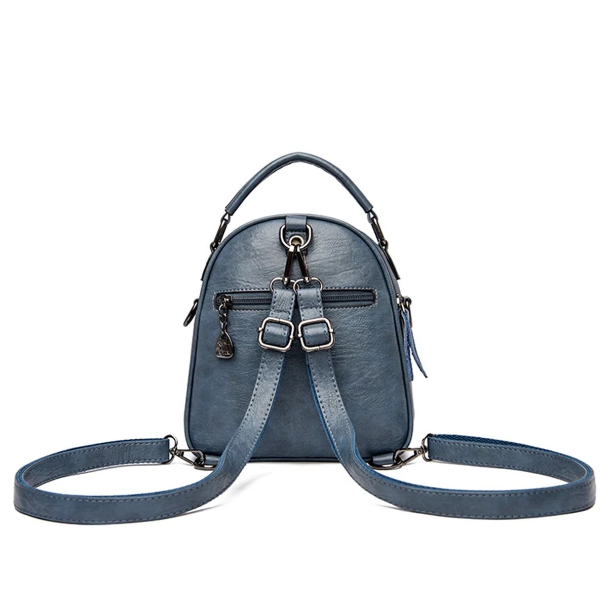 Stylish 4-in-1 Leather Backpack with Multifunctional Shoulder Bag