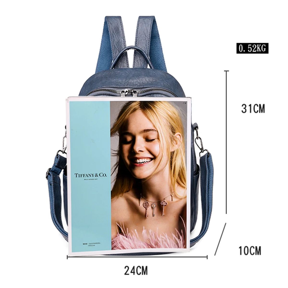 Stylish Women’s Soft PU Leather Backpack with Large Capacity
