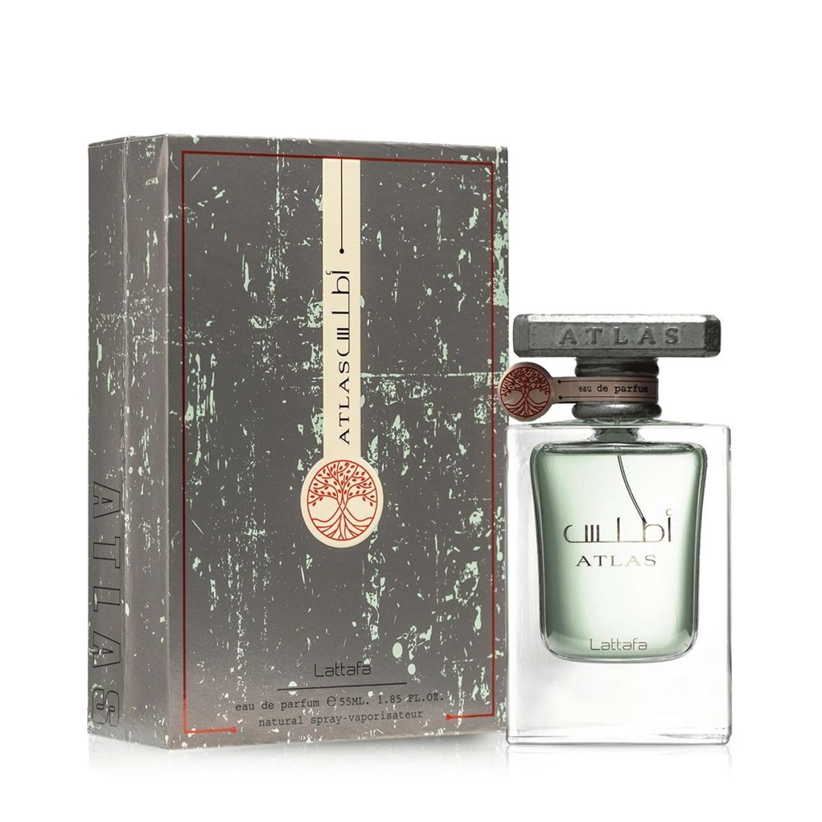 Atlas Eau de Parfum Spray for Unisex, 1.85 Ounce