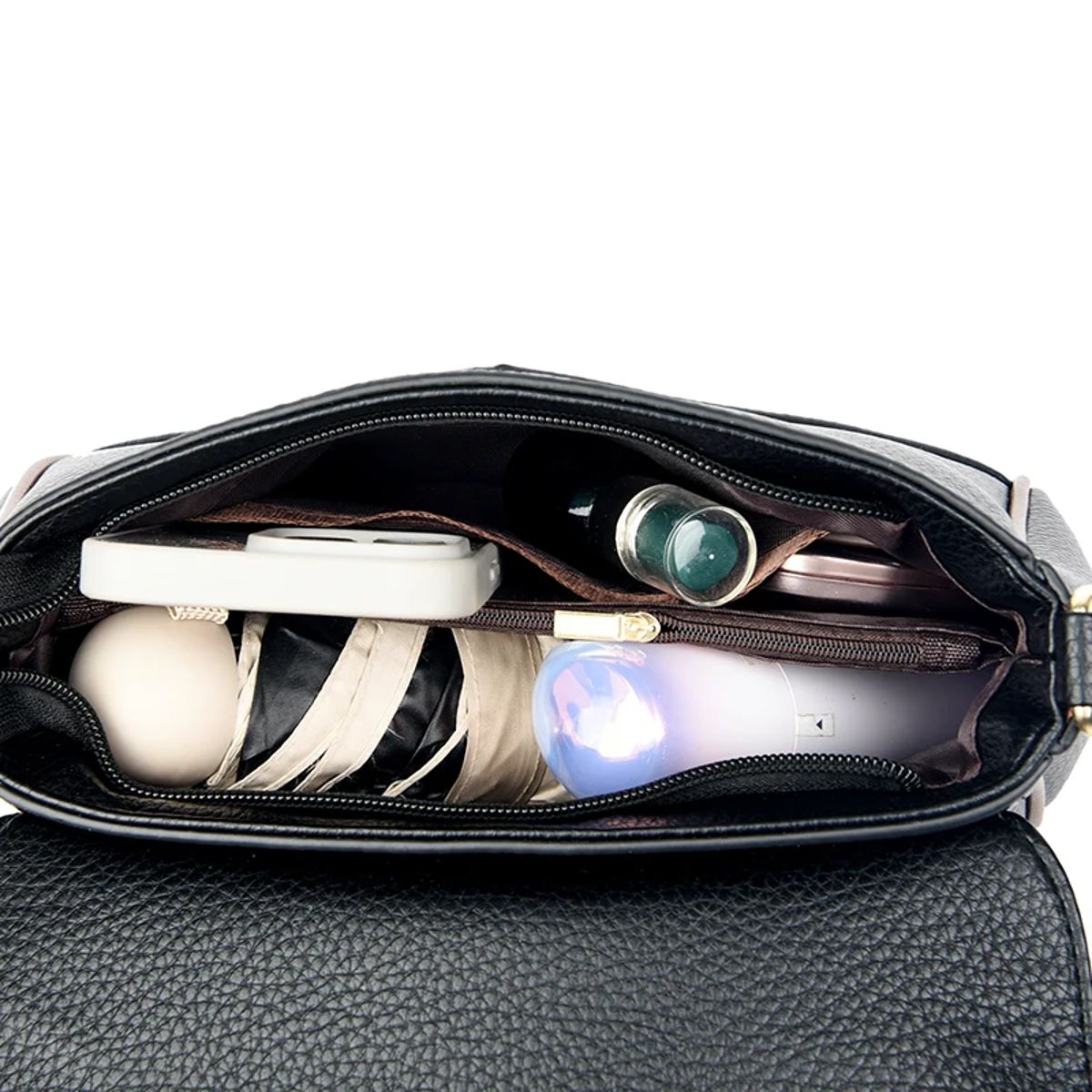 Elegant Leather Shoulder Crossbody Bag for Women Daily Use