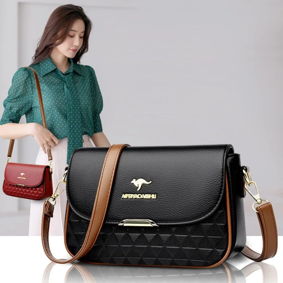 Elegant Women’s Crossbody Shoulder Bag with Versatile Design