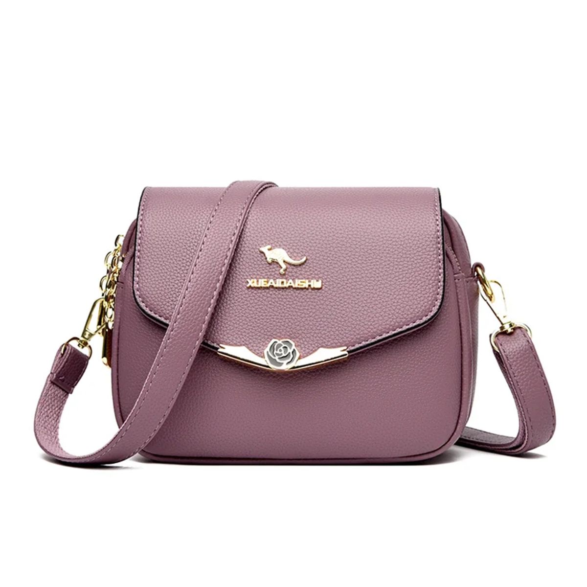 Elegant Soft Leather Shoulder Bag Stylish Crossbody for Women Elegant Soft Leather Shoulder Bag Stylish Crossbody for Women