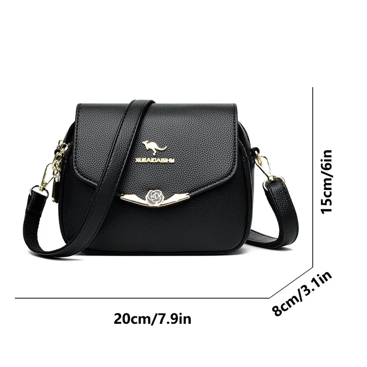 Elegant Soft Leather Shoulder Bag Stylish Crossbody for Women Elegant Soft Leather Shoulder Bag Stylish Crossbody for Women
