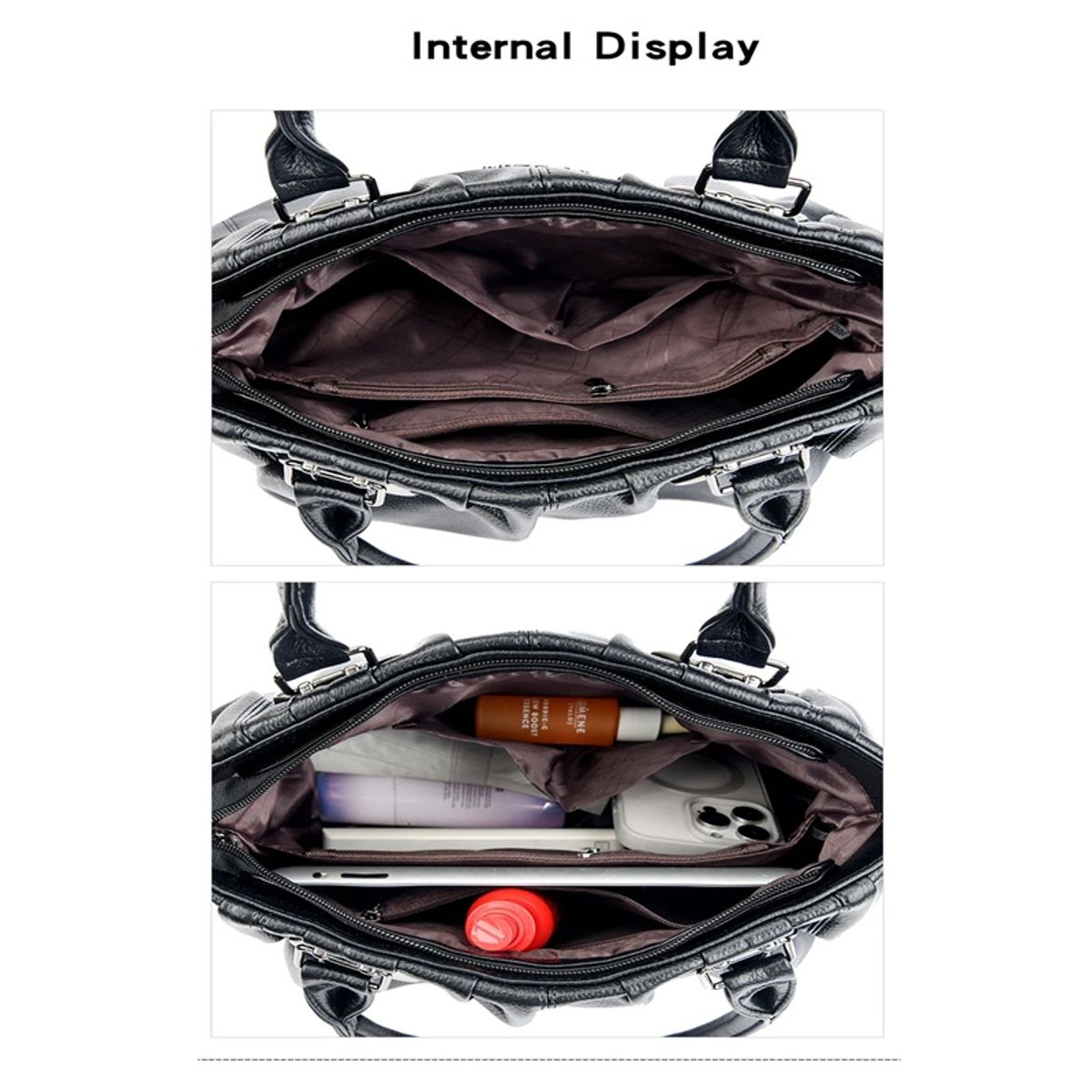 Luxury Women's Handbag Soft Leather Designer Style Everyday Bag Luxury Women's Handbag Soft Leather Designer Style Everyday Bag