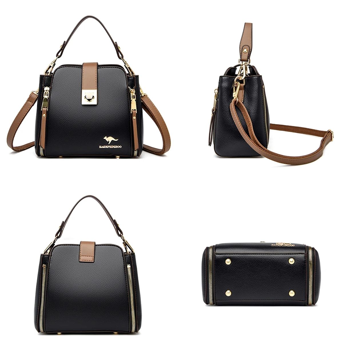 Luxury Soft Leather Handbag Women’s Shoulder Crossbody