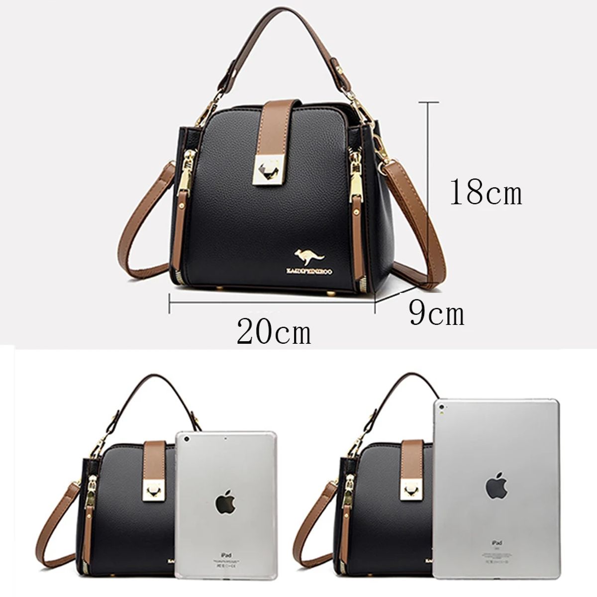 Luxury Soft Leather Handbag Women’s Shoulder Crossbody