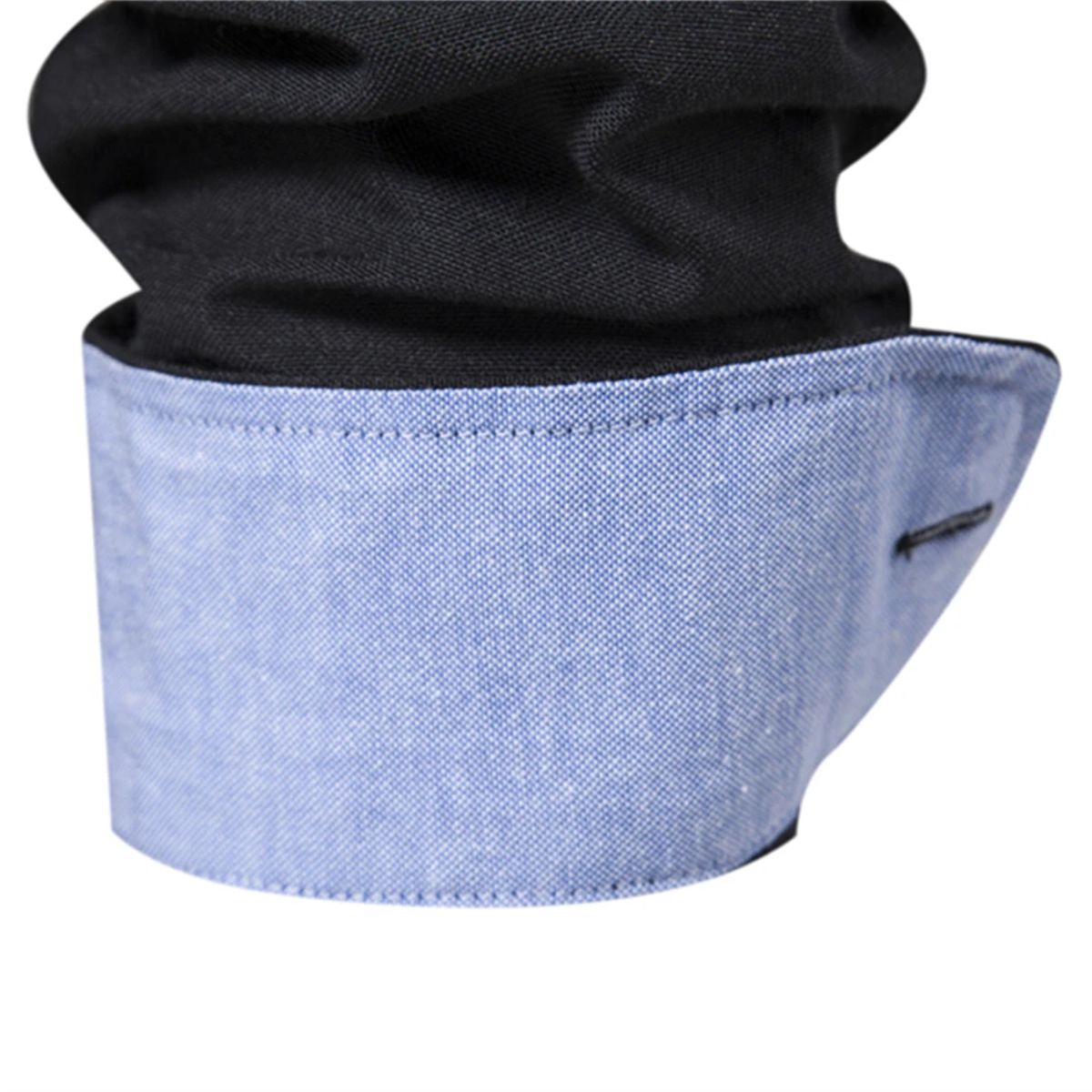 Men's Casual Long Sleeve Oxford Shirt Comfortable Patchwork Design Men's Casual Long Sleeve Oxford Shirt Comfortable Patchwork Design